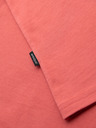 Ombre Clothing Muška klasična pamučna majica BASIC - koraljna