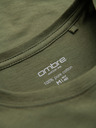 Ombre Clothing Muška klasična pamučna majica BASIC - khaki
