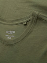 Ombre Clothing Muška klasična pamučna majica BASIC - khaki