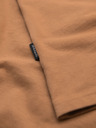 Ombre Clothing BASIC muška klasična pamučna majica - smeđa
