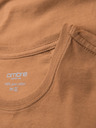 Ombre Clothing BASIC muška klasična pamučna majica - smeđa