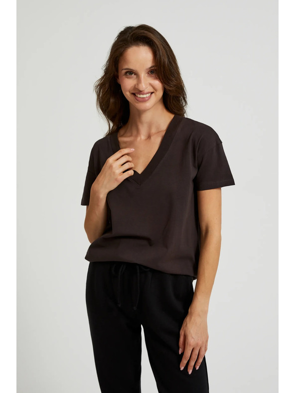 Moodo Smeđa ženska majica