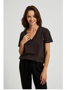 Moodo Smeđa ženska majica