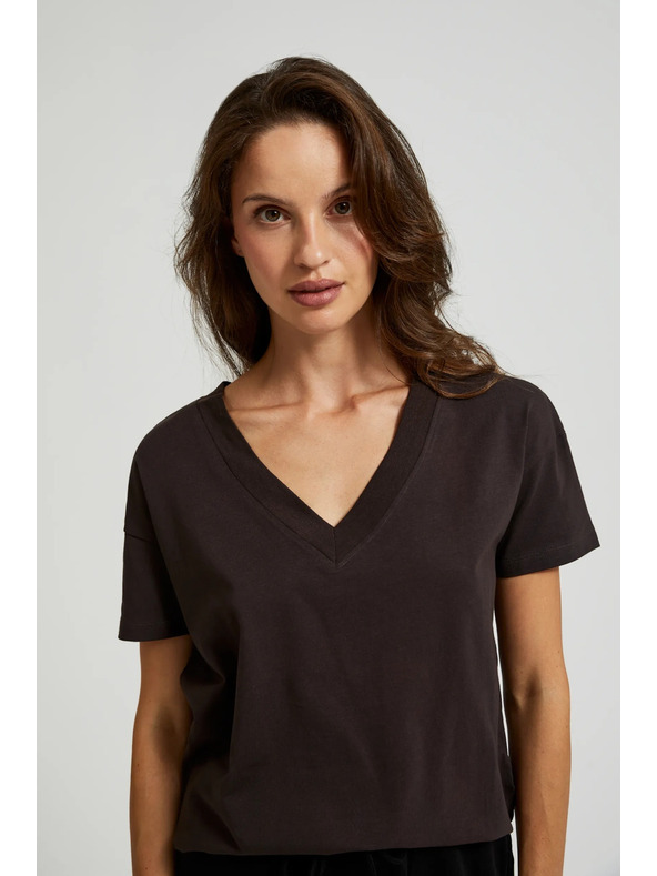 Moodo Smeđa ženska majica