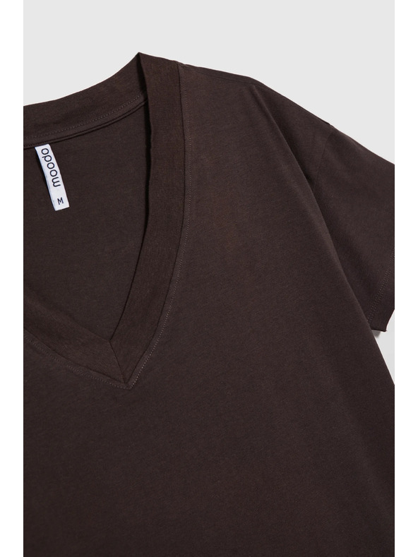 Moodo Smeđa ženska majica