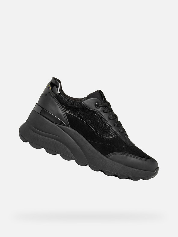 Geox Crne ženske tenisice Geox Spherica EC13