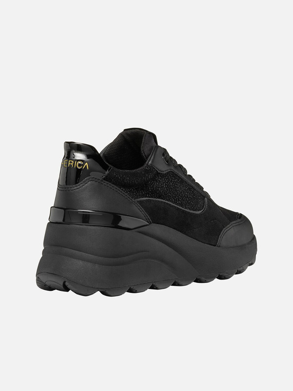 Geox Crne ženske tenisice Geox Spherica EC13