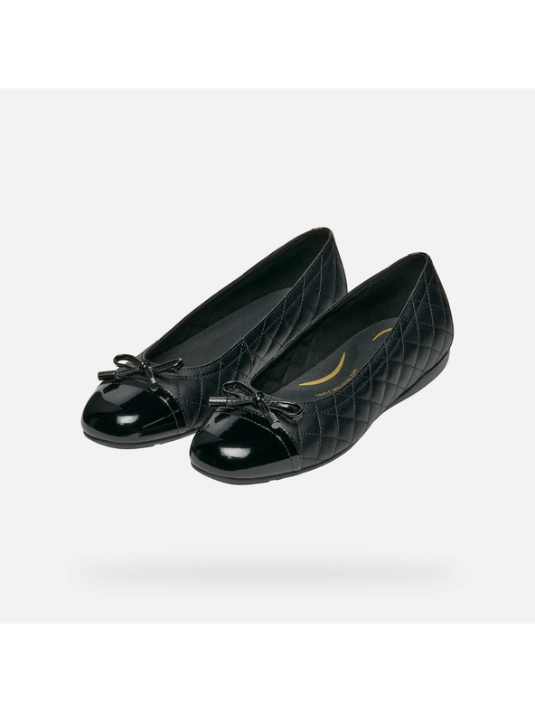 Geox Geox Annytah crne ženske balerinke