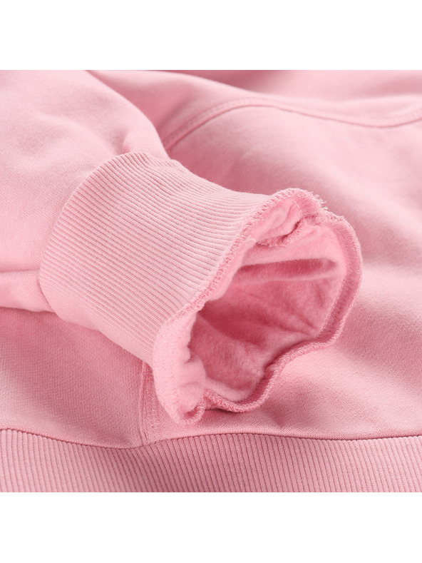 NAX Ženska pamučna dukserica nax NAX OLOSA romance rose