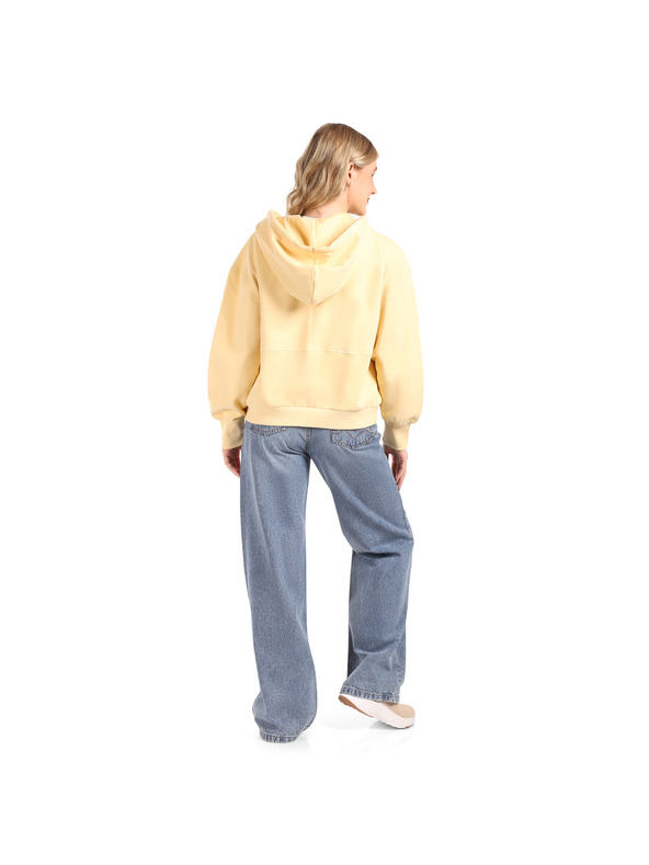 NAX Ženska pamučna dukserica nax NAX OLOSA apricot gelato