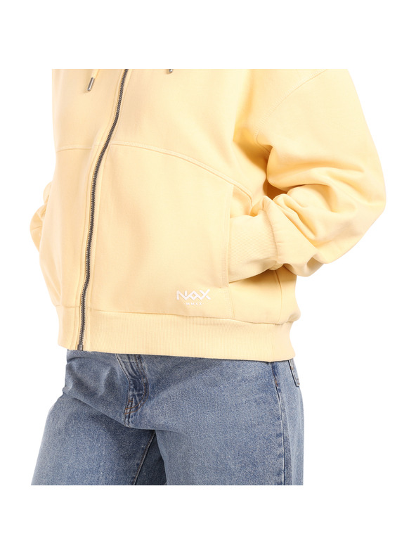 NAX Ženska pamučna dukserica nax NAX OLOSA apricot gelato