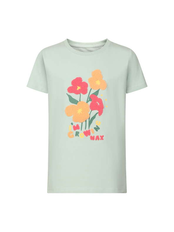 NAX Dječja pamučna majica nax NAX OMESO cameo green