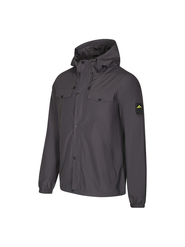 NAX Muška jakna s ptx membranom nax NAX IKEL dk.true gray