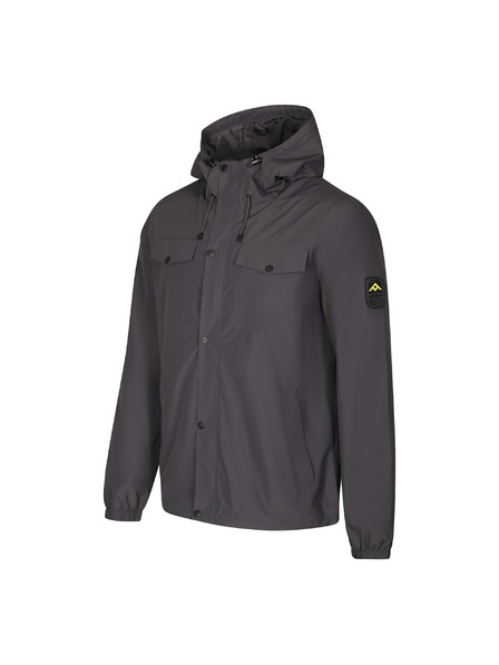 NAX Muška jakna s ptx membranom nax NAX IKEL dk.true gray