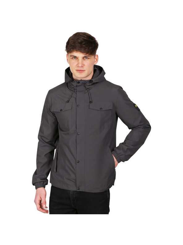 NAX Muška jakna s ptx membranom nax NAX IKEL dk.true gray