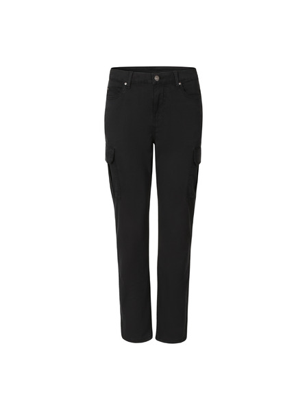 ALPINE PRO Ženske pamučne hlače s džepovima ALPINE PRO KALLA black