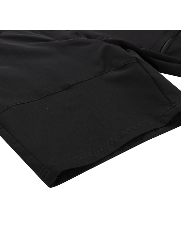 ALPINE PRO Ženske softshell kratke hlače ALPINE PRO BAKA crne