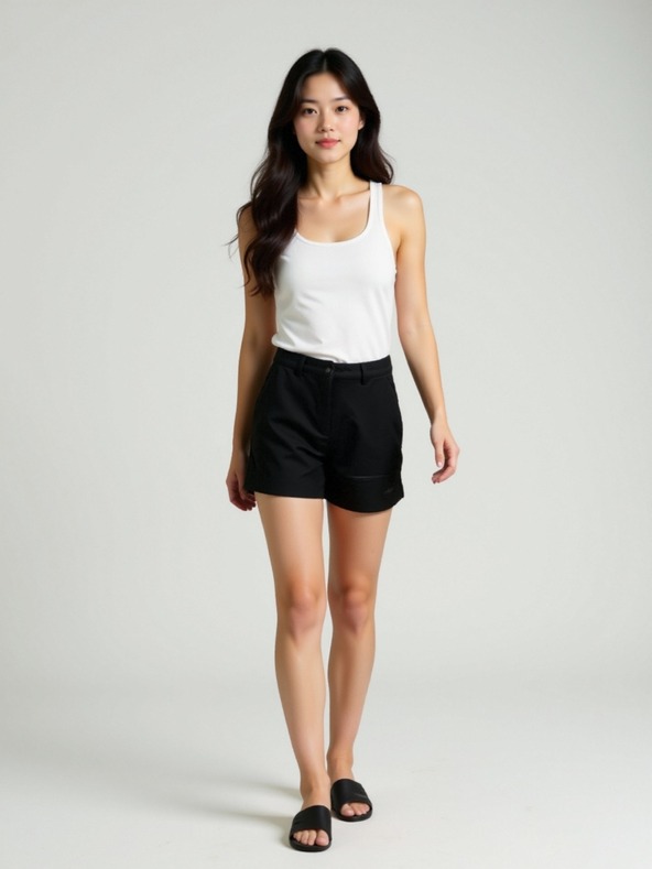 ALPINE PRO Ženske softshell kratke hlače ALPINE PRO BAKA crne