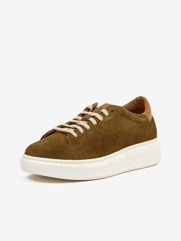 Ojju Kaki tenisice od brušene kože na platformi OJJU