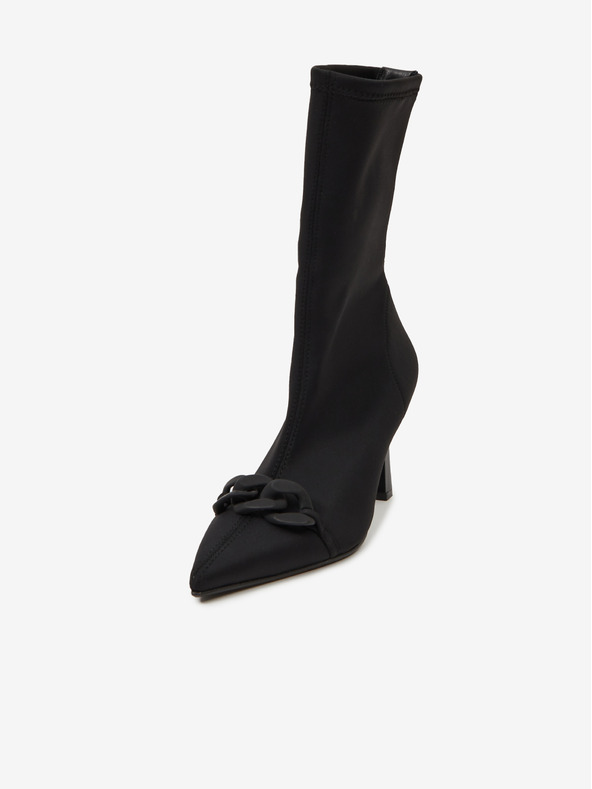 Ojju Crne ženske gležnjače OJJU na petu