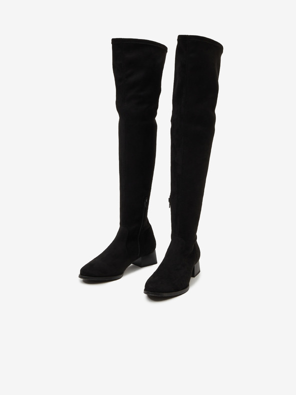 Ojju Crne čizme od brušene kože OJJU