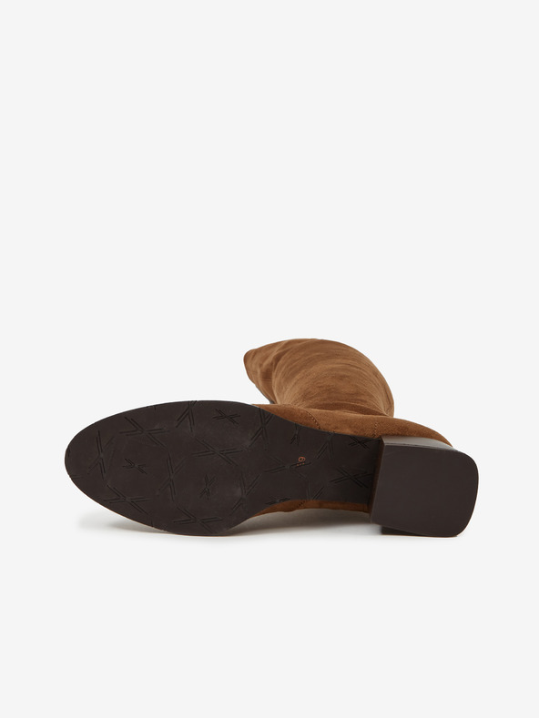 Ojju Smeđe čizme od brušene kože OJJU