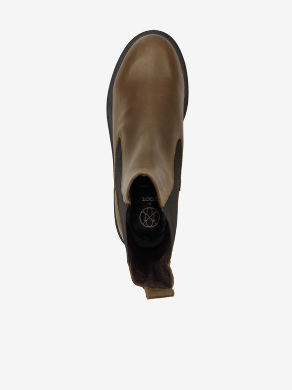 Ojju Kaki ženske kožne gležnjače OJJU