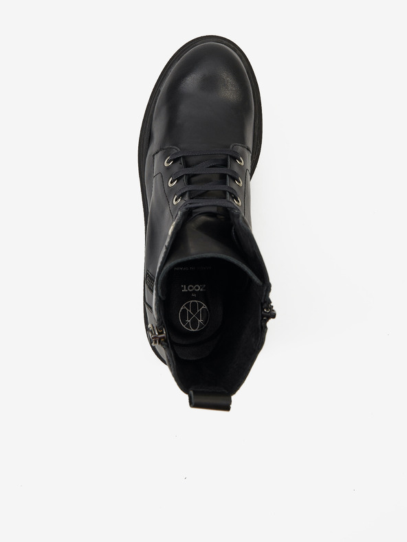 Ojju Crne ženske kožne gležnjače OJJU