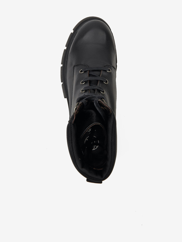 Ojju Crne ženske kožne gležnjače OJJU