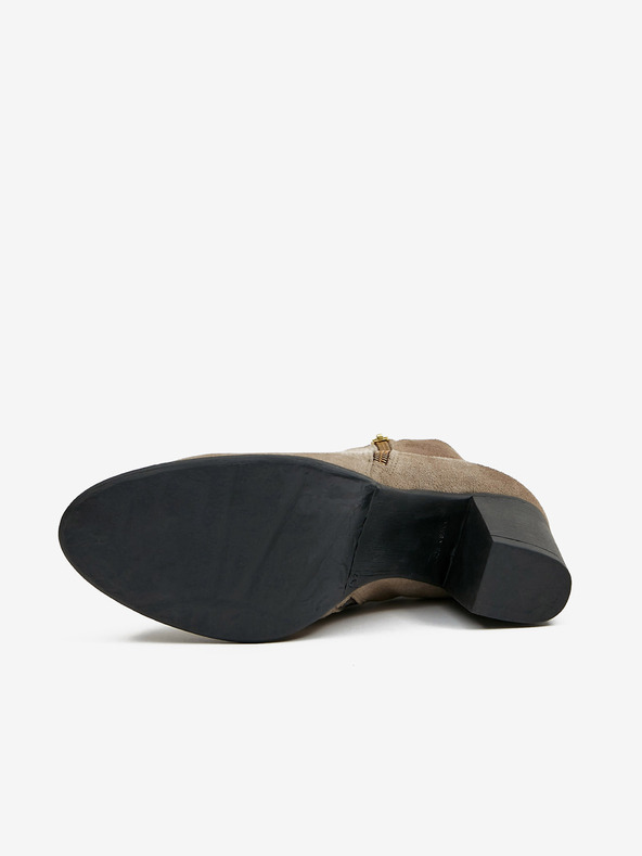 Ojju Sive ženske gležnjače od brušene kože OJJU