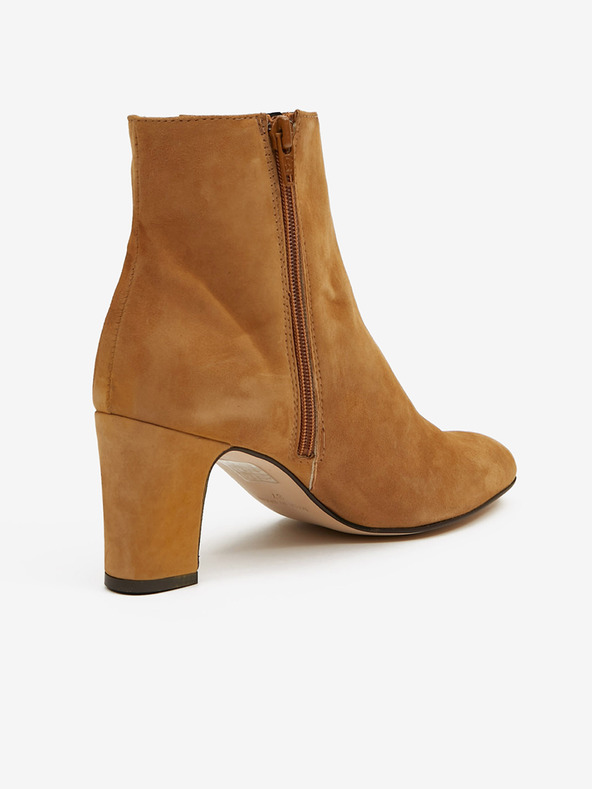 Ojju OJJU smeđe gležnjače od brušene kože s petom