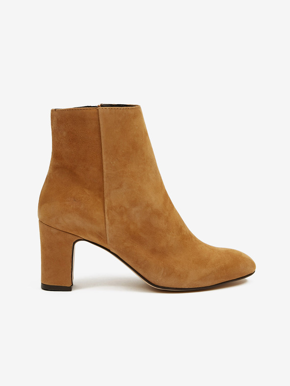 Ojju OJJU smeđe gležnjače od brušene kože s petom