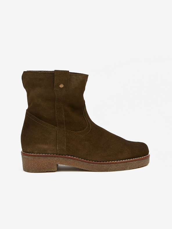 Ojju Kaki ženske izolirane gležnjače od brušene kože OJJU