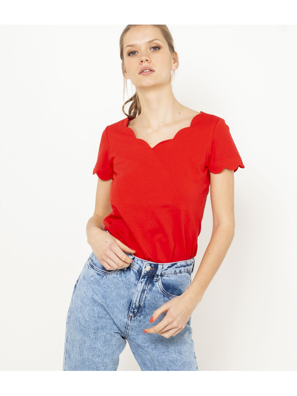 CAMAIEU Crvena ženska majica