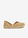 Ojju Svijetlosmeđe ženske espadrile od brušene kože OJJU