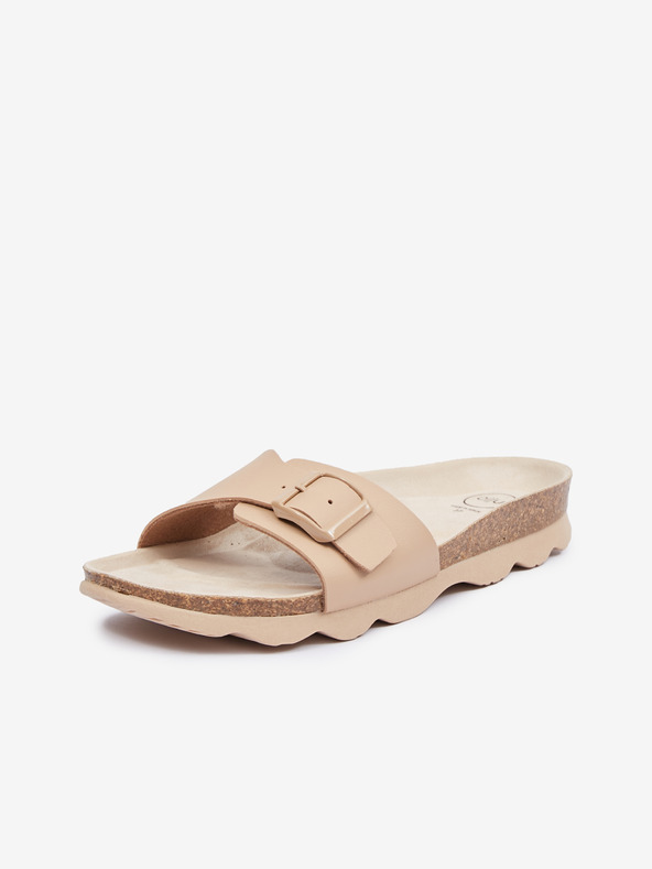 Ojju Bež ženske papuče OJJU