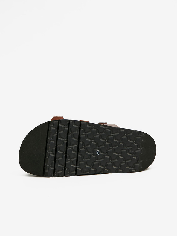 Ojju Ljubičasto-bež ženske papuče na platformi OJJU