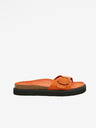 Ojju Narančaste ženske kožne papuče OJJU