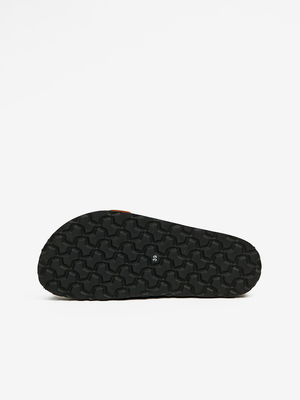 Ojju Narančaste ženske kožne papuče OJJU