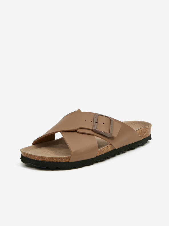 Ojju Smeđe muške papuče OJJU