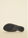 Ojju Crne kožne papuče OJJU