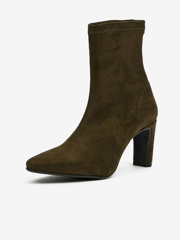 Ojju Gležnjače kaki boje od brušene kože OJJU