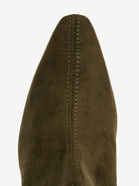 Ojju Gležnjače kaki boje od brušene kože OJJU