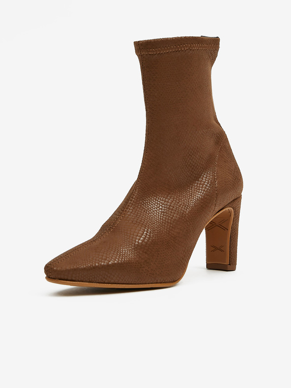 Ojju Smeđe gležnjače od antilopa sa zmijskim uzorkom OJJU