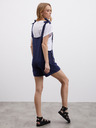 ZOOT.lab Tamnoplave ženske lanene kratke hlače s kopčom ZOOT.lab Paulina