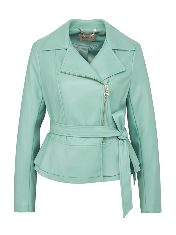 Orsay Svijetlozelena ženska jakna od imitacije kože ORSAY