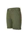 ALPINE PRO Ženske pamučne kratke hlače ALPINE PRO NOKA rifle green