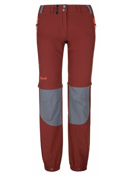 Kilpi Ženske outdoor hlače KILPI HOSIO-W Tamno crvena