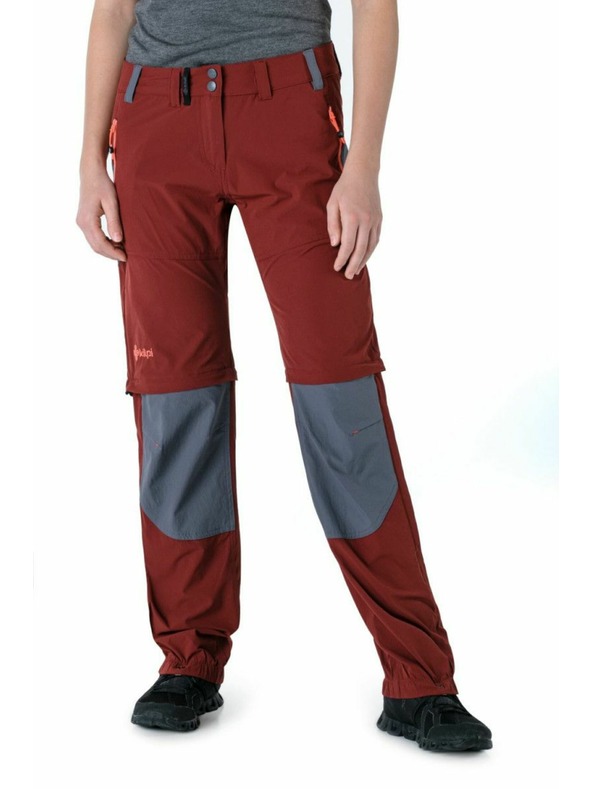 Kilpi Ženske outdoor hlače KILPI HOSIO-W Tamno crvena