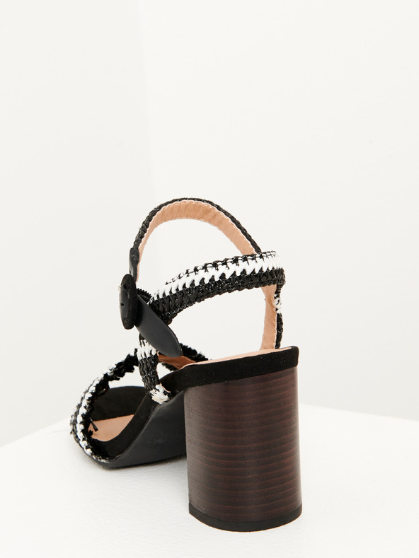 CAMAIEU Crne kožne cipele CAMAIEU